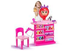 PENTEADEIRAMEG  COM CADEIRA 79CM ROSA