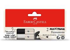 MARCA TEXTO FABER CASTELL MULTIMARK BASSIC PRETO E BRANCO