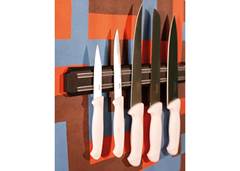SUPORTE PARADE P/FACAS MOR 33X4,7CM PRETO