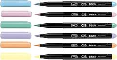CANETA MARCADOR BRUSH C/6 CORES PASTEL
