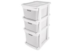 GAVETEIRO  C/3 GAVETAS JUTA JAGUAR 22 A 15L BRANCO