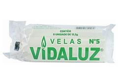 VELA N°5 VIDALUZ 15,5G PLASTICA C/8