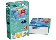 QUEBRA CABECA TURISMO PELO MUNDO 200PCS