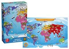 QUEBRA CABECA TURISMO PELO MUNDO 200PCS