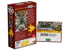 QUEBRA CABECA CABECA ANIMAIS EXTINTOS 100PCS