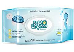 TOALHA UMEDEC CIMED BEBE LIMPINHO COM 90 UNIDADES CCOM TAMPA