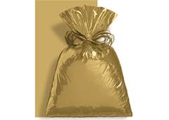 SACO METAL 35X54 C/50 OURO FOSCO