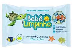 TOALHA UMEDECIDA CIMED BEBE LIMPINHO COM 45