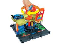 CARRO HOT WHEELS CITY PISTA ESTAC LAVAGE