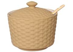 ACUCAREIRO COM COLHER 290ML RATTAN PORCELA