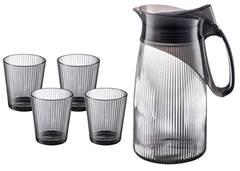 JARRA COM 4 COPOS  VIDRO 240ML GALANTE