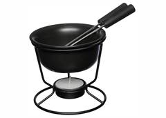 CONJ FONDUE HALLE C/5 PCS PRETO