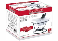 CONJ FONDUE BRUGES C/5 PCS BRANCO