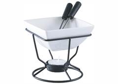 CONJ FONDUE BRUGES C/5 PCS BRANCO
