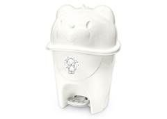 LIXEIRA P/FRALDAS C/PEDAL 6,5L BRANCO