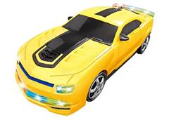 CARRO ROBO BATE E VOLTA AMARELO ZOOP