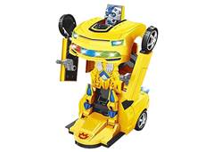 CARRO ROBO BATE E VOLTA AMARELO ZOOP
