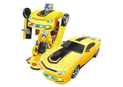 CARRO ROBO BATE E VOLTA AMARELO ZOOP