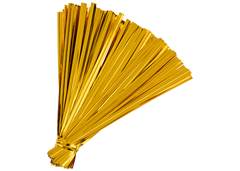 LACRE/FECHO 11CMX4MM METALIZADO DOURADO