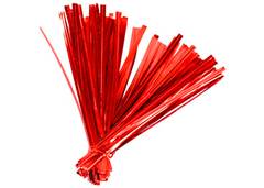 LACRE/FECHO 11CMX4MM METALIZADO VERMELHO