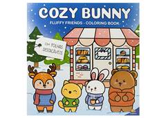 LIVRO PINTAR FLUFFY FRIENDS COZY BUNNY 24PG