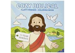 LIVRO PINTAR FLUFFY FRIENDS COZY BIBLICAL 24PG