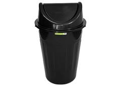 LIXEIRA BASCULANTE 100L TOP PRETA