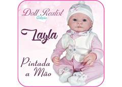 BONECA BB REBORN LAYLA 47CM C/ACESSORIOS