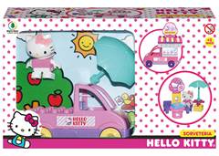 CARRO SORVETE HELLO KITTY 29,5CM C/ACESS