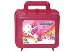 MALETA UNICORNIO MAGICO 17X7,5CM C/ADESI