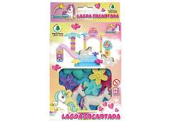 BLOCO UNICORNIO LAGOA ENCANTADA 26PCS