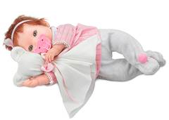 BONECA BEBE REBORN NOITE 16CM (CX)5690