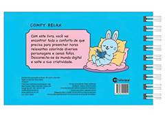 LIVRO COLORIR 96F COMFY RELAX AZUL