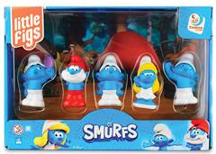 MINI BONECOS SMURFS LITTLE FIGS 6CM C/5 SORTIDO