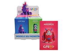 MASSINHA  CLAYEEZ 38G MONSTRO MODELE SORTIDO