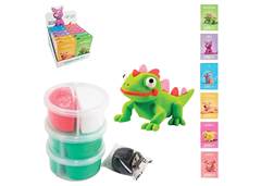 MASSINHA  CLAYEEZ 38G MONSTRO PETS SORTIDO