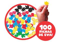 JOGO TROCA LETRAS C/100 FICHAS EVA