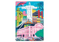 QUEBRA CABECA POSTAIS BRASIL 500PCS MONUMENTOS