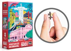QUEBRA CABECA POSTAIS BRASIL 500PCS MONUMENTOS