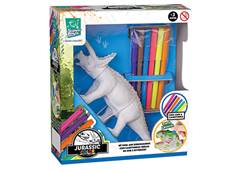 BONECO P/COLORIR TRICERATOPS 8CM