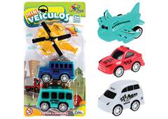 COLECAO MINI VEICULOS C/FRICCAO SORTIDO