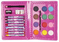 KIT ESCOLAR MALETA C/13 PCS ROSA