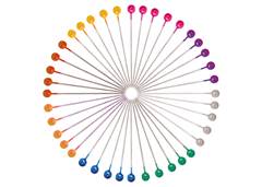 ALFINETE COLOR C/80 PCS