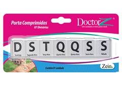 PORTA COMPRIMIDOS SEMANAL RETANGULAR