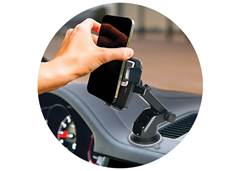 SUPORTE P/CELULAR  C/VENTOSA DE CARRO