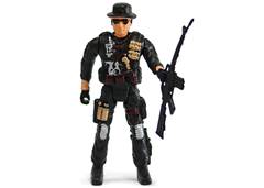 BONECO SOLDADO BOMBEIRO MILITAR 20X10CM