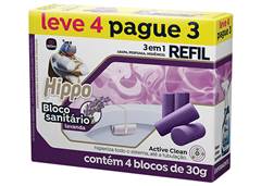 BLOCO SANIT REFIL HIPPO 30G LAVANDA L4P3