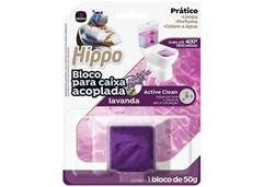 BLOCO P/CAIXA ACOPLADA HIPPO 50G LAVANDA