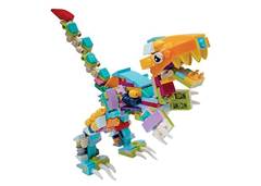 MINI BLOCO DE MONTAR DINO 27X7,7CM SORTIDOS