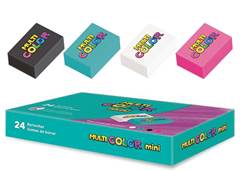 BORRACHA MINI FABER CASTELL MULTICOLOR C/24